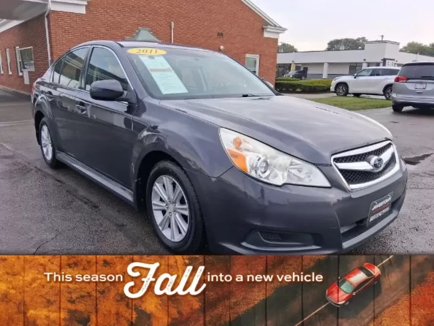 2011 Subaru Legacy 2.5i Premium (4S3BMBC68B3) with an 2.5L H-4 variable valve control engine, located at 1865 W 2nd St., Xenia, OH, 45385, (937) 372-7777, 39.681259, -83.961945 - Are you ready to elevate your daily commute or weekend adventures? The 2011 Subaru Legacy 2.5i Premium is a perfect fit for anyone seeking a reliable and stylish sedan that can handle the demands of everyday life while offering a touch of luxury. With its spacious interior and impressive array of fe - Photo#0