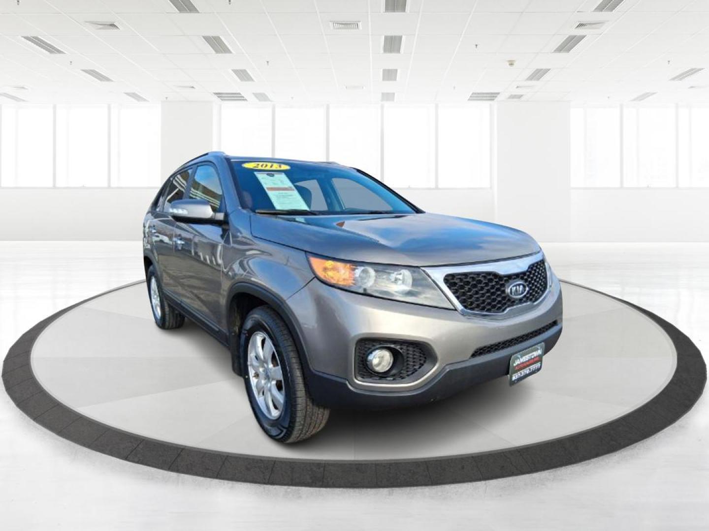 2013 Titanium Silver Kia Sorento LX (5XYKT3A69DG) with an 2.4L I-4 gasoline direct injection engine, located at 1865 W 2nd St., Xenia, OH, 45385, (937) 372-7777, 39.681259, -83.961945 - Photo#0