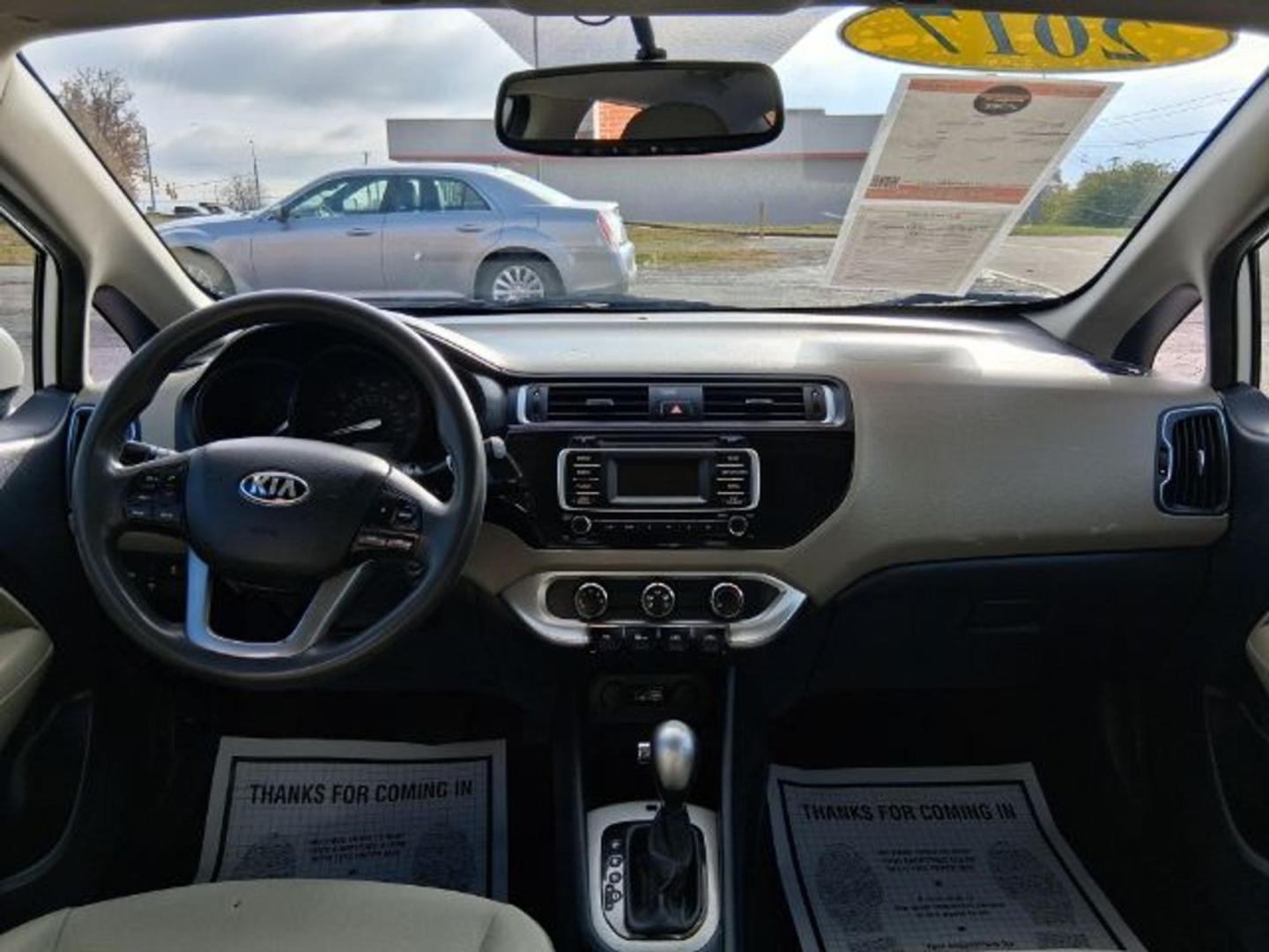 2017 Clear White Kia Rio LX 6A (KNADM4A33H6) with an 1.6L L4 DOHC 16V engine, 6-Speed Automatic transmission, located at 1865 W 2nd St., Xenia, OH, 45385, (937) 372-7777, 39.681259, -83.961945 - Photo#7