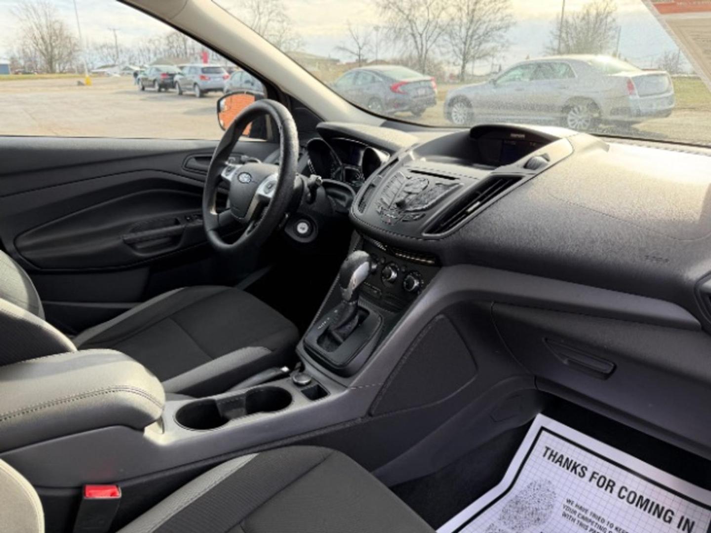 2014 Tuxedo Black Ford Escape S FWD (1FMCU0F70EU) with an 2.5L L4 DOHC 16V engine, 6-Speed Automatic transmission, located at 1865 W 2nd St., Xenia, OH, 45385, (937) 372-7777, 39.681259, -83.961945 - Photo#7