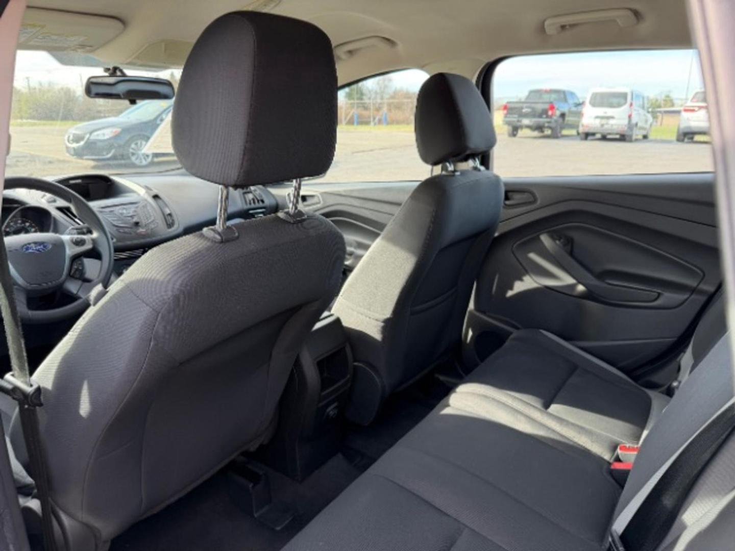 2014 Tuxedo Black Ford Escape S FWD (1FMCU0F70EU) with an 2.5L L4 DOHC 16V engine, 6-Speed Automatic transmission, located at 1865 W 2nd St., Xenia, OH, 45385, (937) 372-7777, 39.681259, -83.961945 - Photo#9