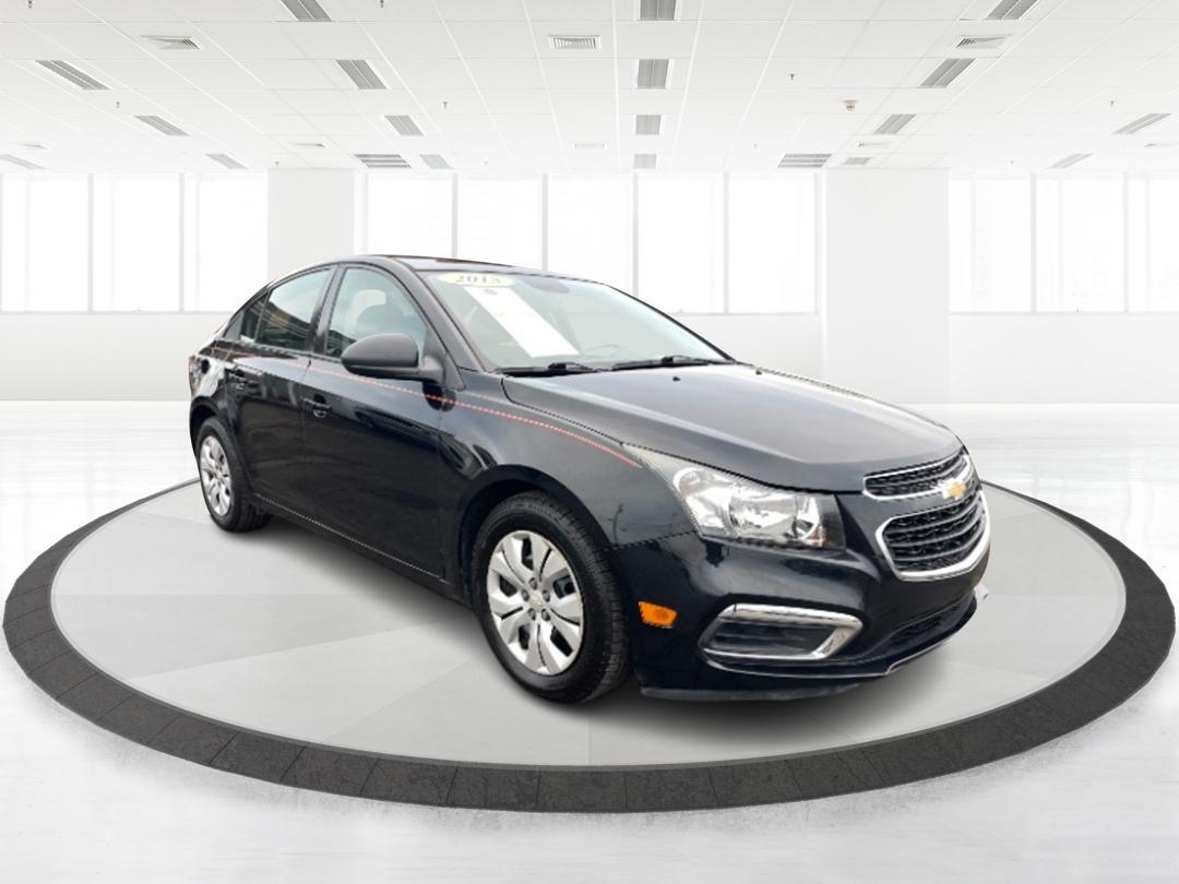 2015 Black Granite Metallic Chevrolet Cruze LS Auto (1G1PA5SG2F7) with an ECOTEC 1.8L I-4 DOHC engine, located at 1865 W 2nd St., Xenia, OH, 45385, (937) 372-7777, 39.681259, -83.961945 - Photo#0