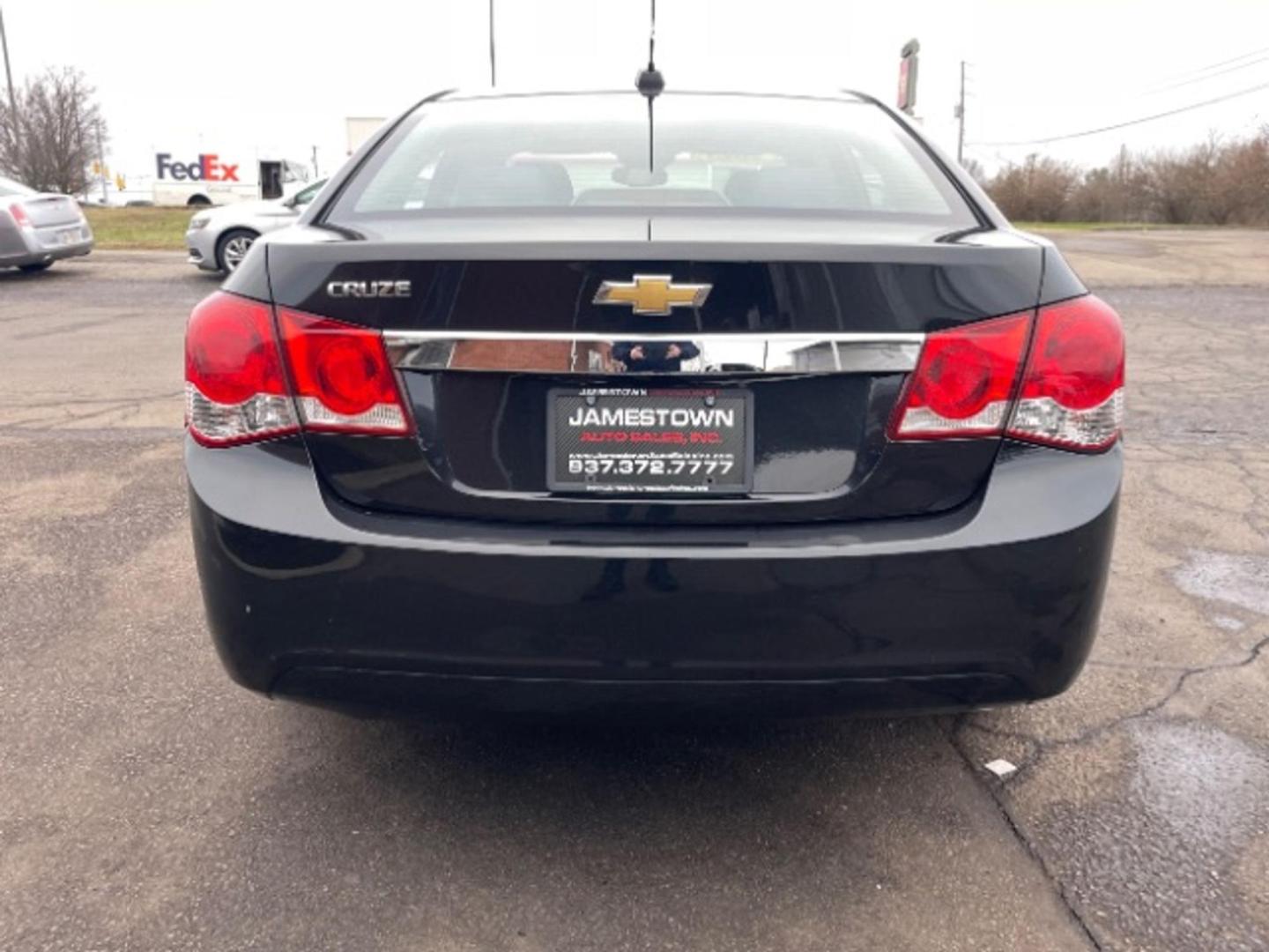 2015 Black Granite Metallic Chevrolet Cruze LS Auto (1G1PA5SG2F7) with an ECOTEC 1.8L I-4 DOHC engine, located at 1865 W 2nd St., Xenia, OH, 45385, (937) 372-7777, 39.681259, -83.961945 - Photo#3