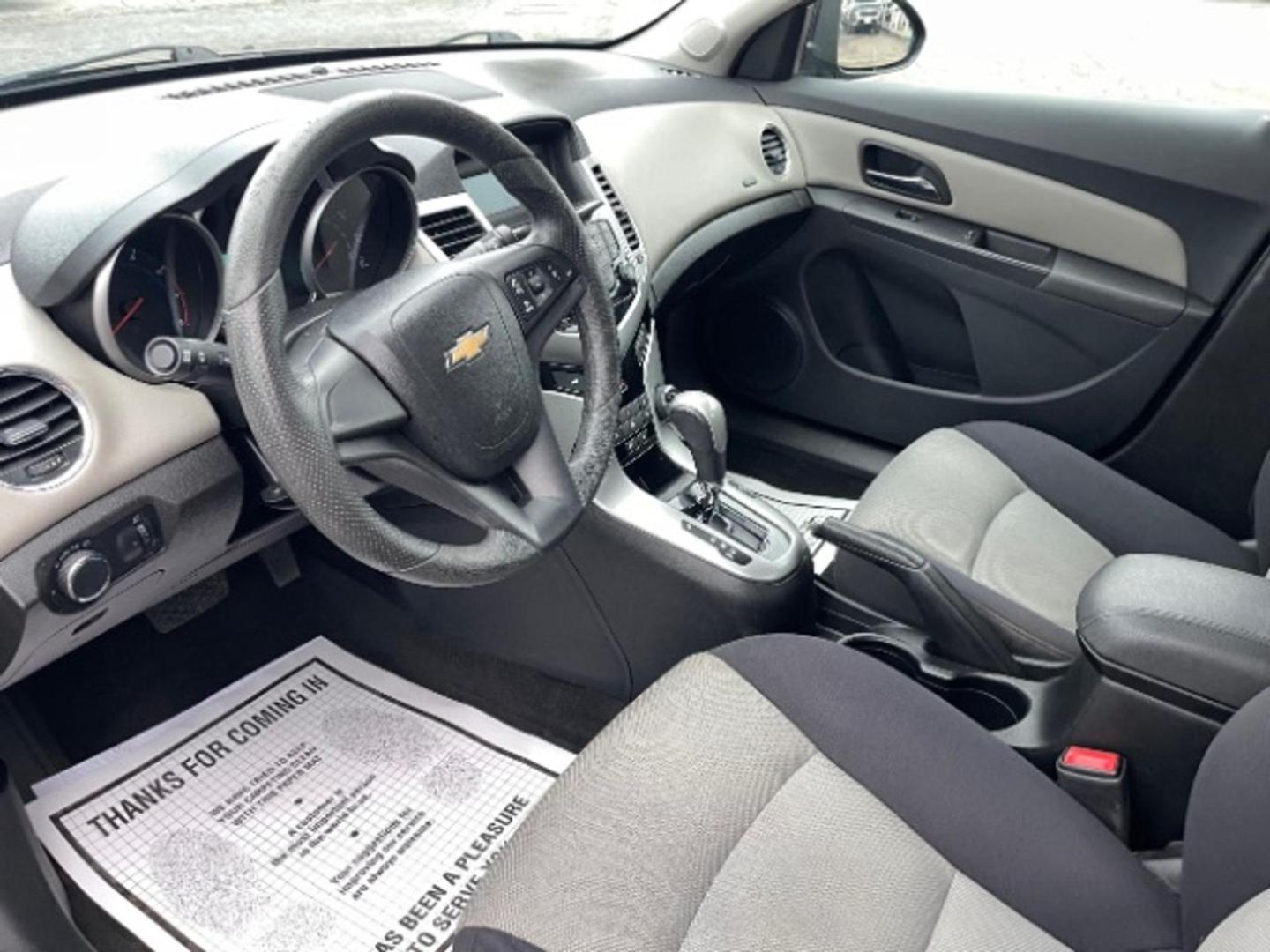 2015 Black Granite Metallic Chevrolet Cruze LS Auto (1G1PA5SG2F7) with an ECOTEC 1.8L I-4 DOHC engine, located at 1865 W 2nd St., Xenia, OH, 45385, (937) 372-7777, 39.681259, -83.961945 - Photo#6