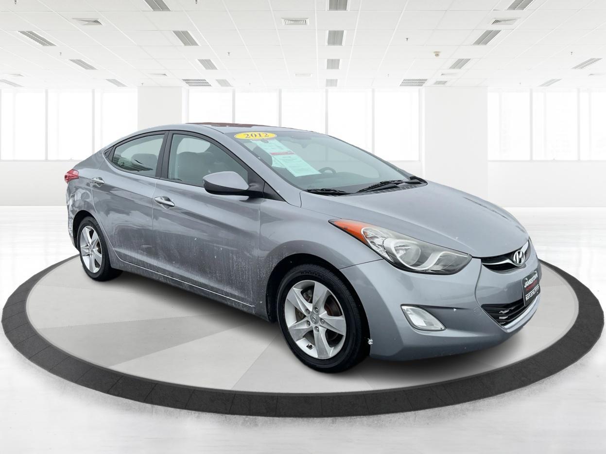2012 Harbor Gray Metallic /Grey Hyundai Elantra GLS A/T (KMHDH4AE3CU) with an 1.8L L4 DOHC 16V engine, 6-Speed Automatic transmission, located at 1865 W 2nd St., Xenia, OH, 45385, (937) 372-7777, 39.681259, -83.961945 - Photo#0