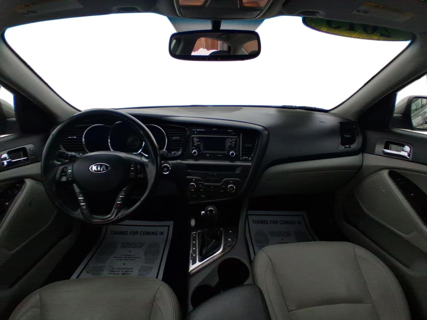 2013 Bright Silver Metallic /Black/Grey Kia Optima EX (5XXGN4A77DG) with an 2.4L I-4 gasoline direct injection engine, located at 1865 W 2nd St., Xenia, OH, 45385, (937) 372-7777, 39.681259, -83.961945 - Photo#19