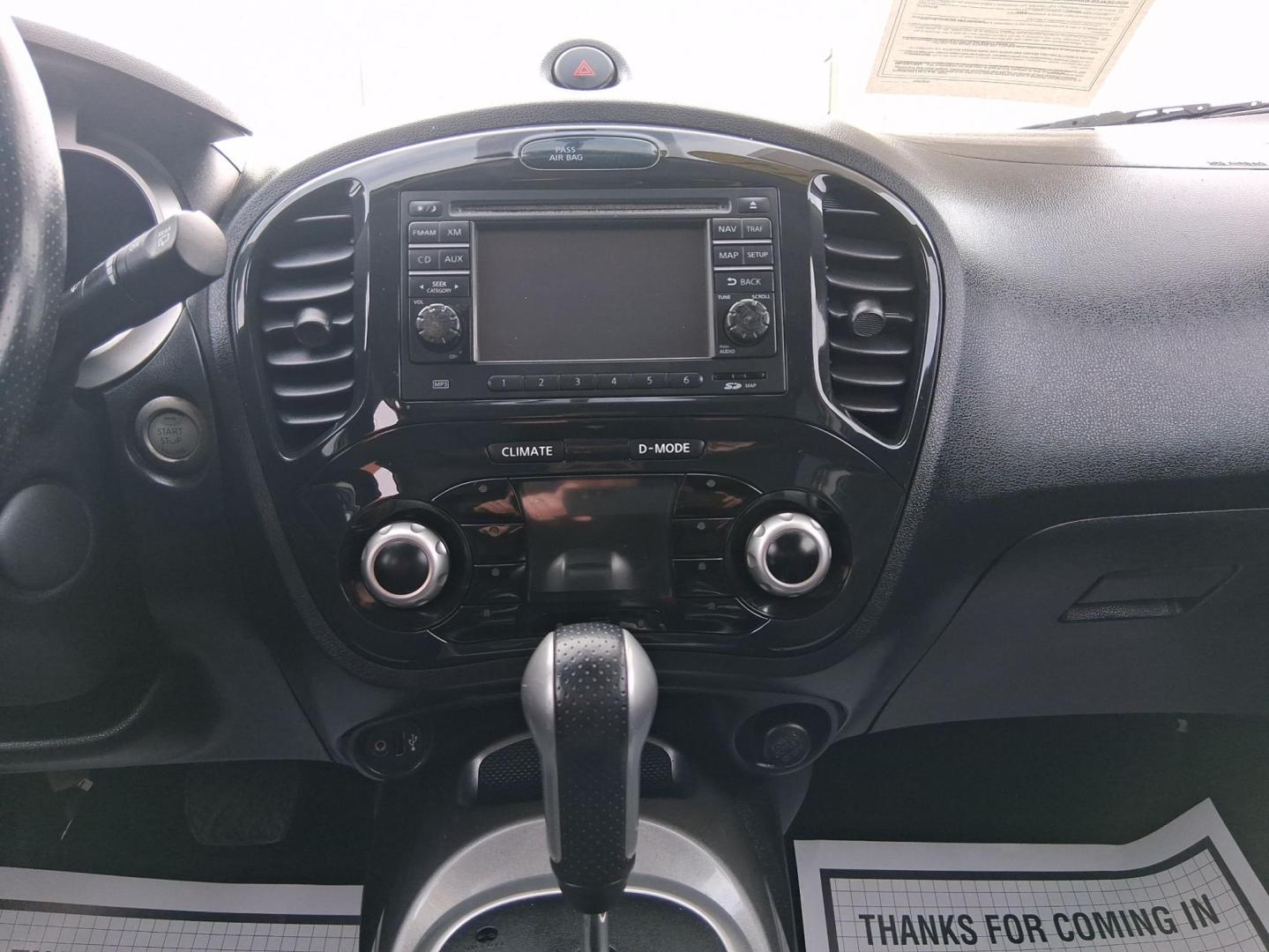 2014 Sapphire Black /Black Nissan Juke SV (JN8AF5MV9ET) with an 1.6L I-4 gasoline direct injection engine, located at 1865 W 2nd St., Xenia, OH, 45385, (937) 372-7777, 39.681259, -83.961945 - Photo#12