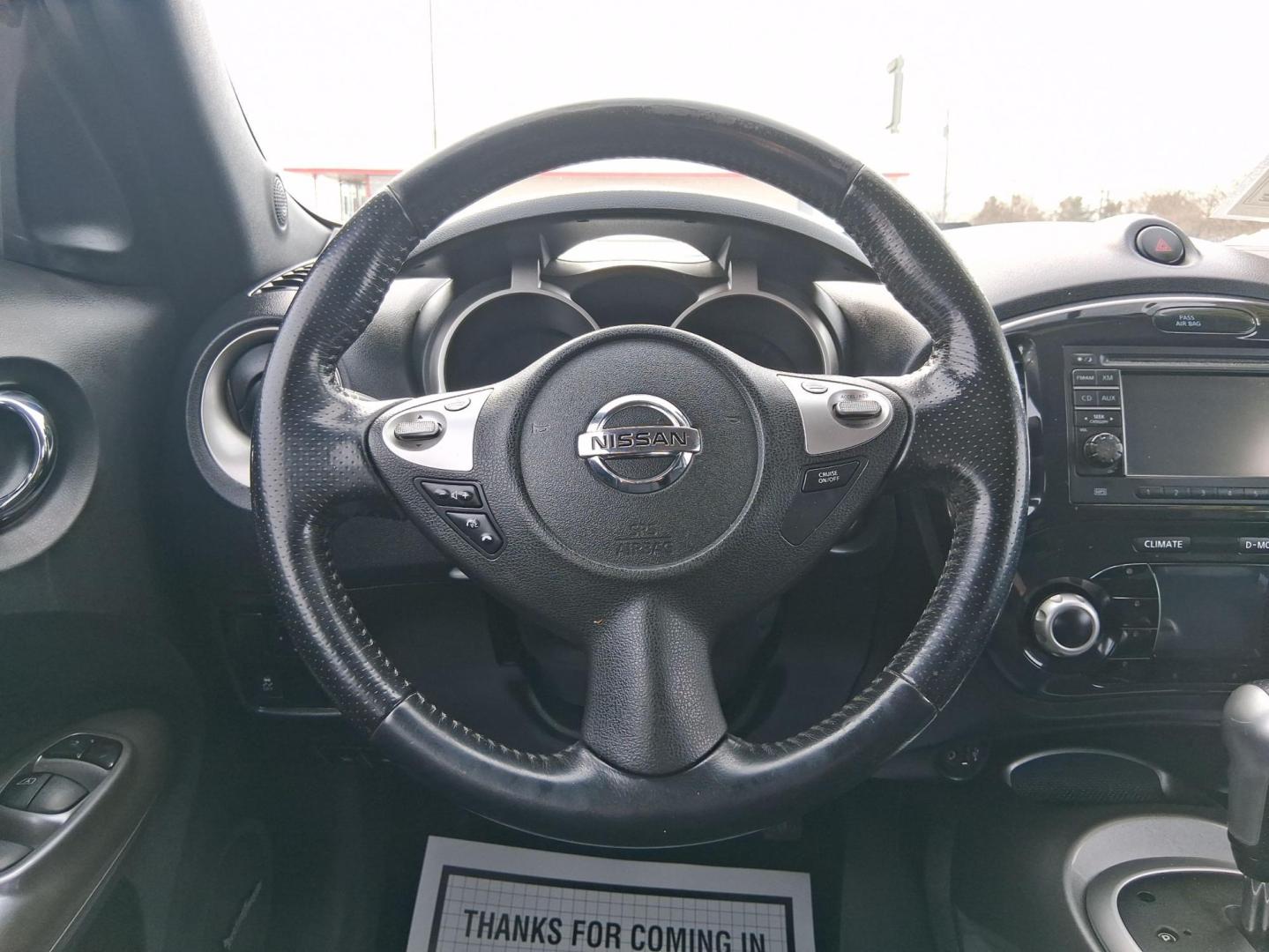 2014 Sapphire Black /Black Nissan Juke SV (JN8AF5MV9ET) with an 1.6L I-4 gasoline direct injection engine, located at 1865 W 2nd St., Xenia, OH, 45385, (937) 372-7777, 39.681259, -83.961945 - Photo#15