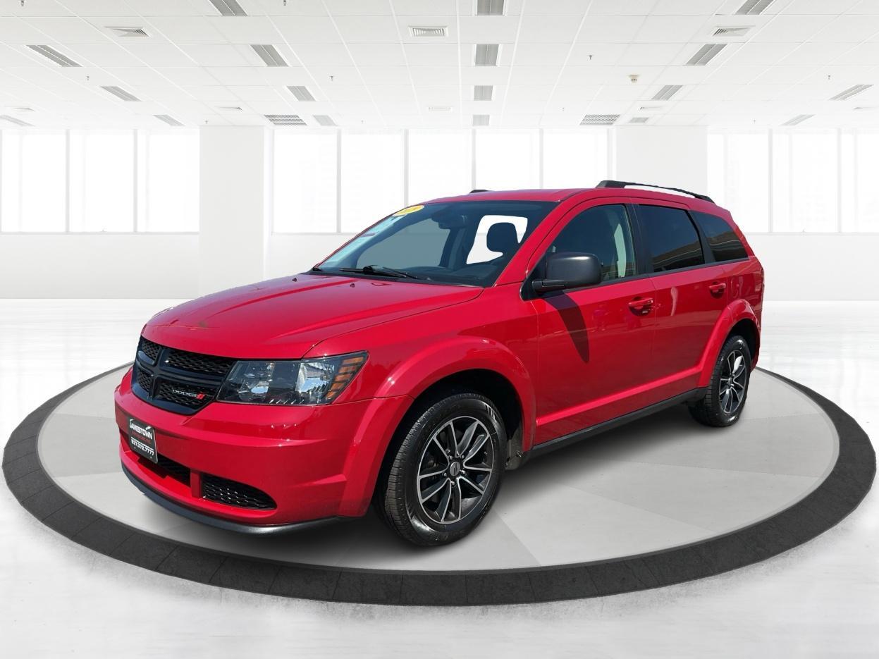 2018 Redline 2 Coat Pearl /Black Dodge Journey SE (3C4PDCAB1JT) with an Tigershark MultiAir 2.4L I-4 DOHC engine, located at 1865 W 2nd St., Xenia, OH, 45385, (937) 372-7777, 39.681259, -83.961945 - Photo#1