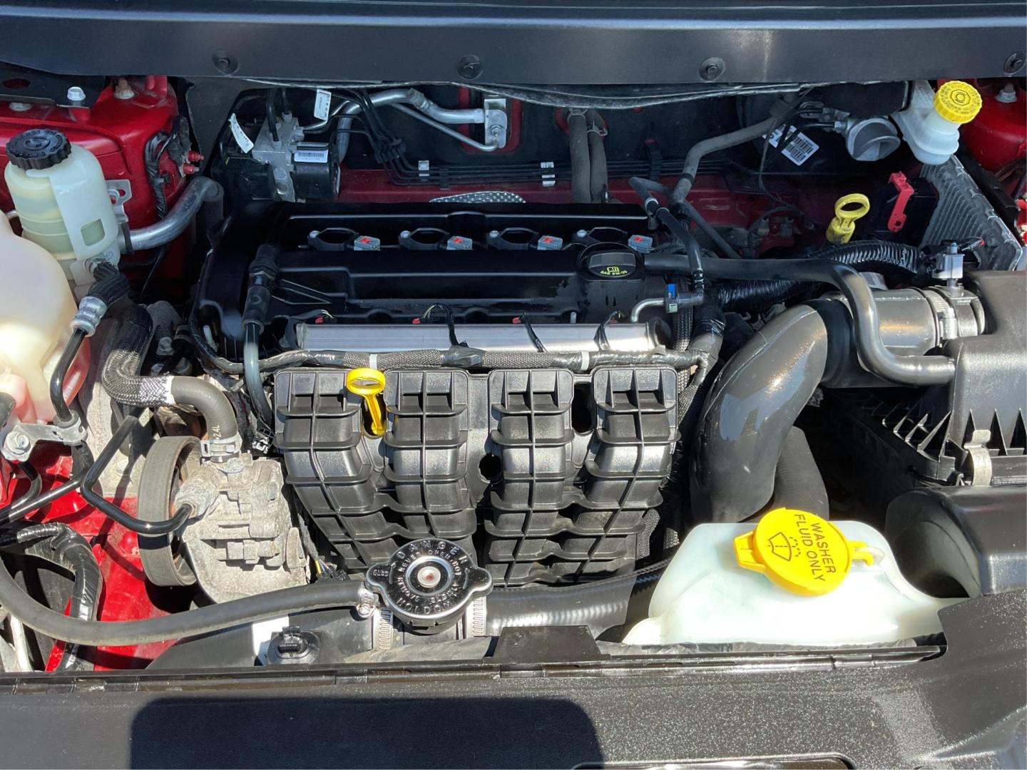 2018 Redline 2 Coat Pearl /Black Dodge Journey SE (3C4PDCAB1JT) with an Tigershark MultiAir 2.4L I-4 DOHC engine, located at 1865 W 2nd St., Xenia, OH, 45385, (937) 372-7777, 39.681259, -83.961945 - Photo#10