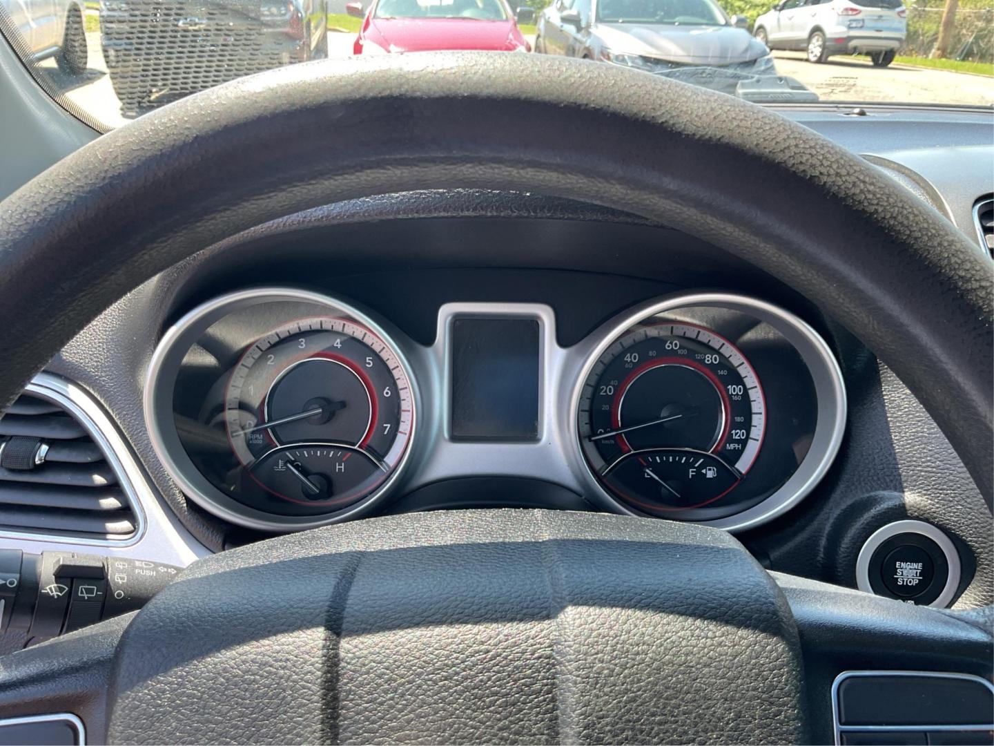 2018 Redline 2 Coat Pearl /Black Dodge Journey SE (3C4PDCAB1JT) with an Tigershark MultiAir 2.4L I-4 DOHC engine, located at 1865 W 2nd St., Xenia, OH, 45385, (937) 372-7777, 39.681259, -83.961945 - Photo#14