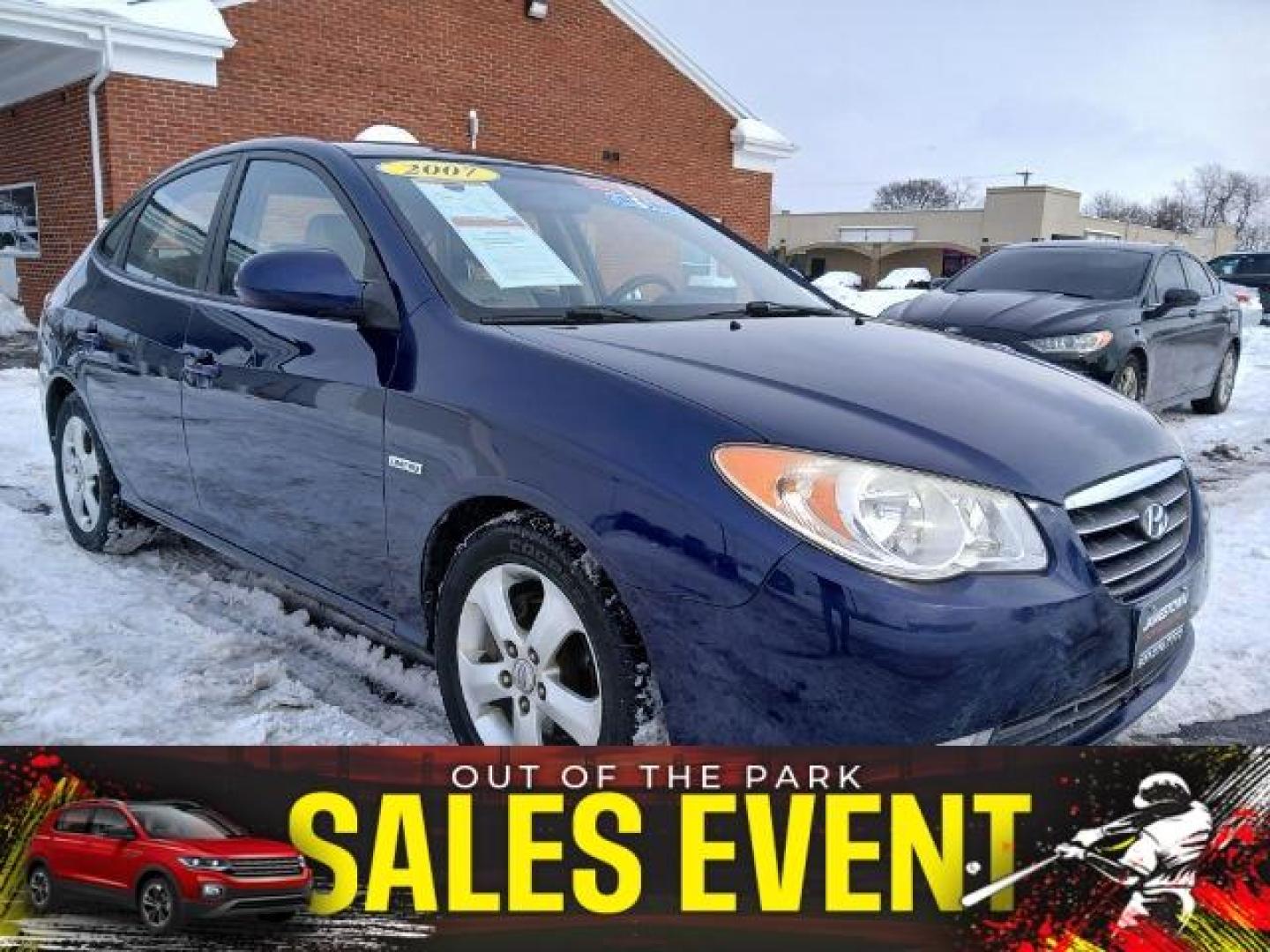 2007 Hyundai Elantra Limited (KMHDU46D87U) with an 2.0L L4 DOHC 16V engine, located at 1865 W 2nd St., Xenia, OH, 45385, (937) 372-7777, 39.681259, -83.961945 - One Owner - Photo#0