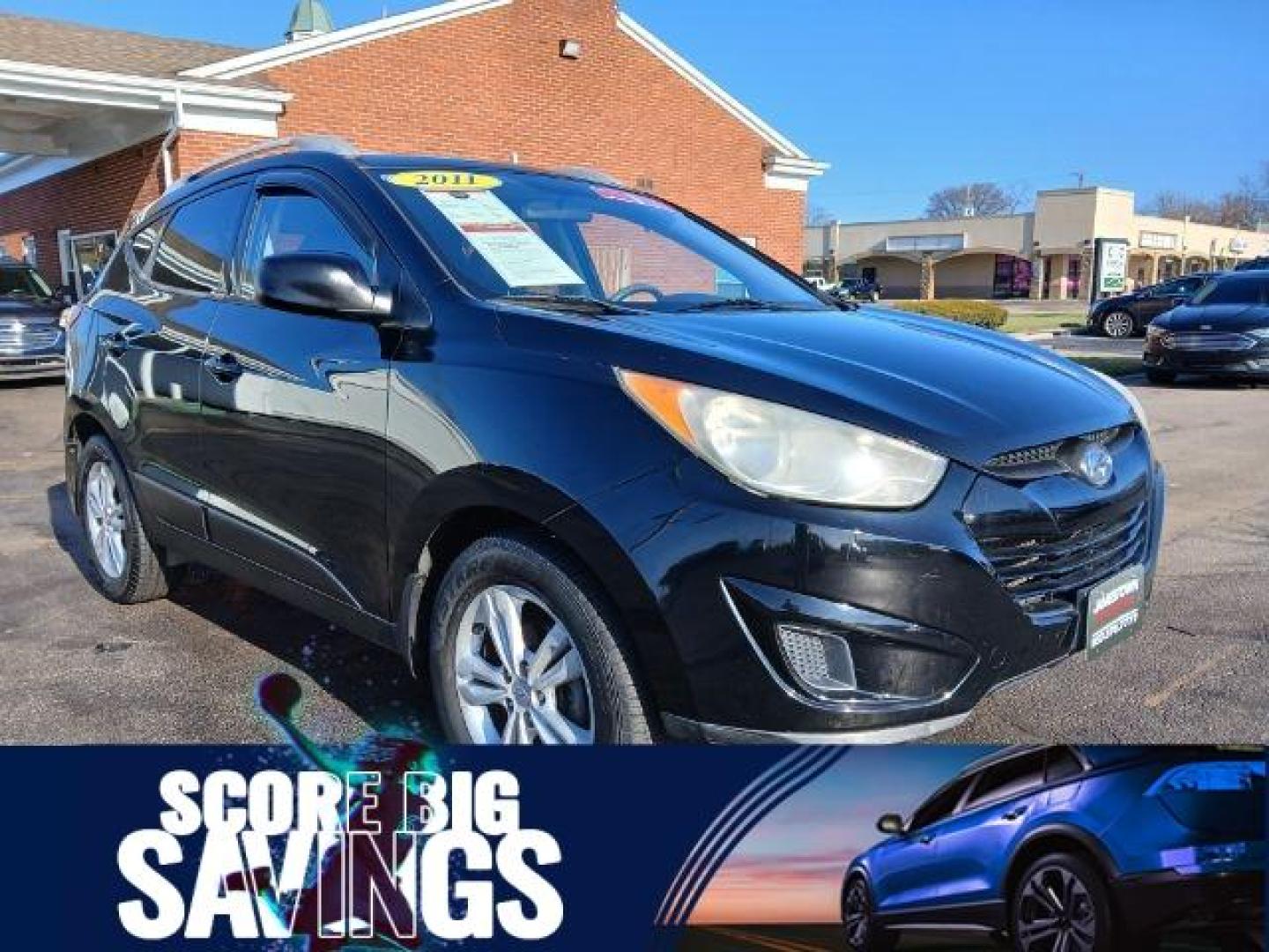 2011 Hyundai Tucson GLS 2WD (KM8JU3AC8BU) with an 2.4L L4 DOHC 16V engine, 6-Speed Automatic transmission, located at 1865 W 2nd St., Xenia, OH, 45385, (937) 372-7777, 39.681259, -83.961945 - 2011 Hyundai Tucson GLS 2WD - Photo#0