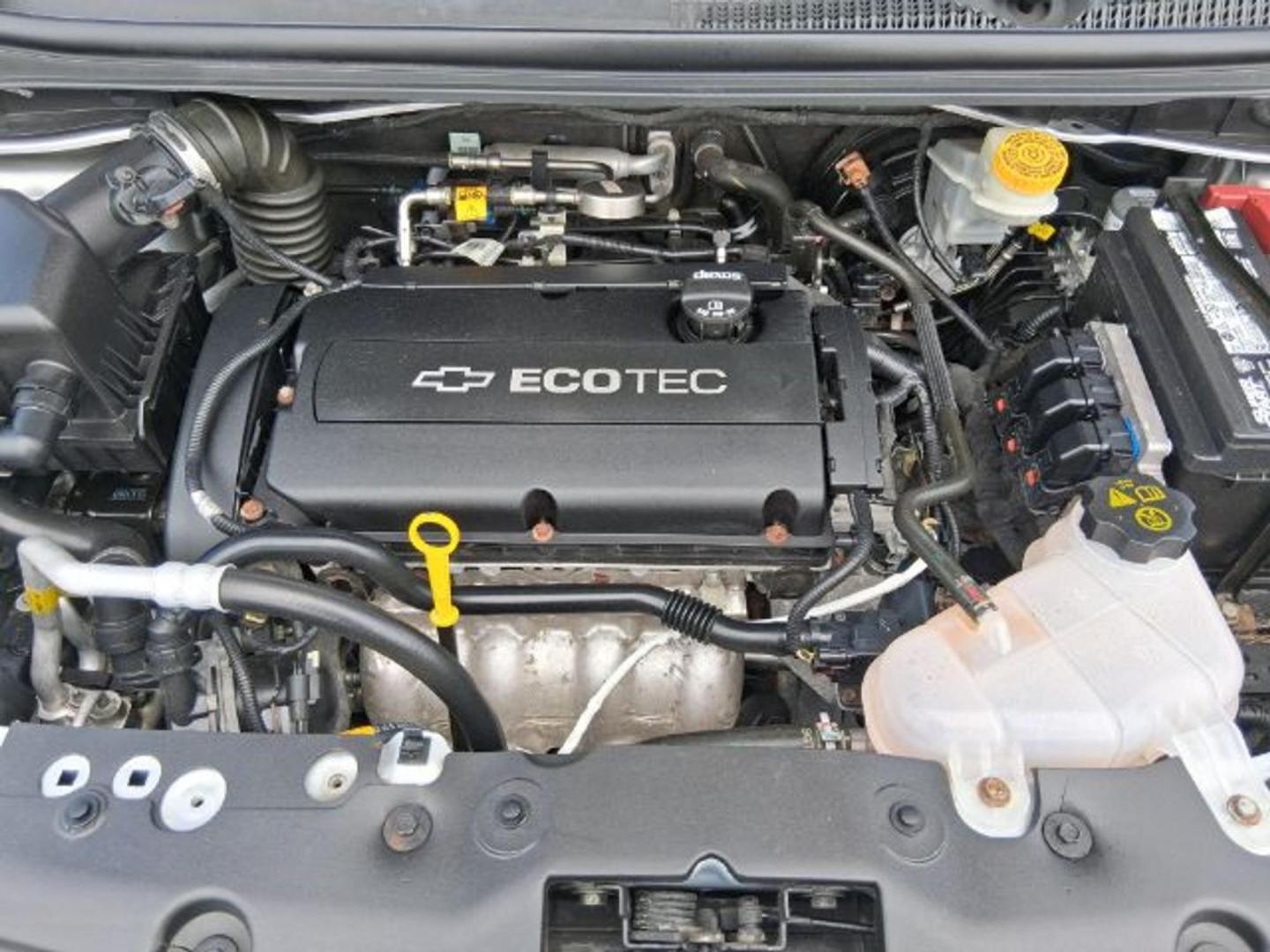 2015 Silver Ice Metallic Chevrolet Sonic LT Auto (1G1JC5SG7F4) with an ECOTEC 1.4L I-4 DOHC engine, located at 1865 W 2nd St., Xenia, OH, 45385, (937) 372-7777, 39.681259, -83.961945 - Photo#12