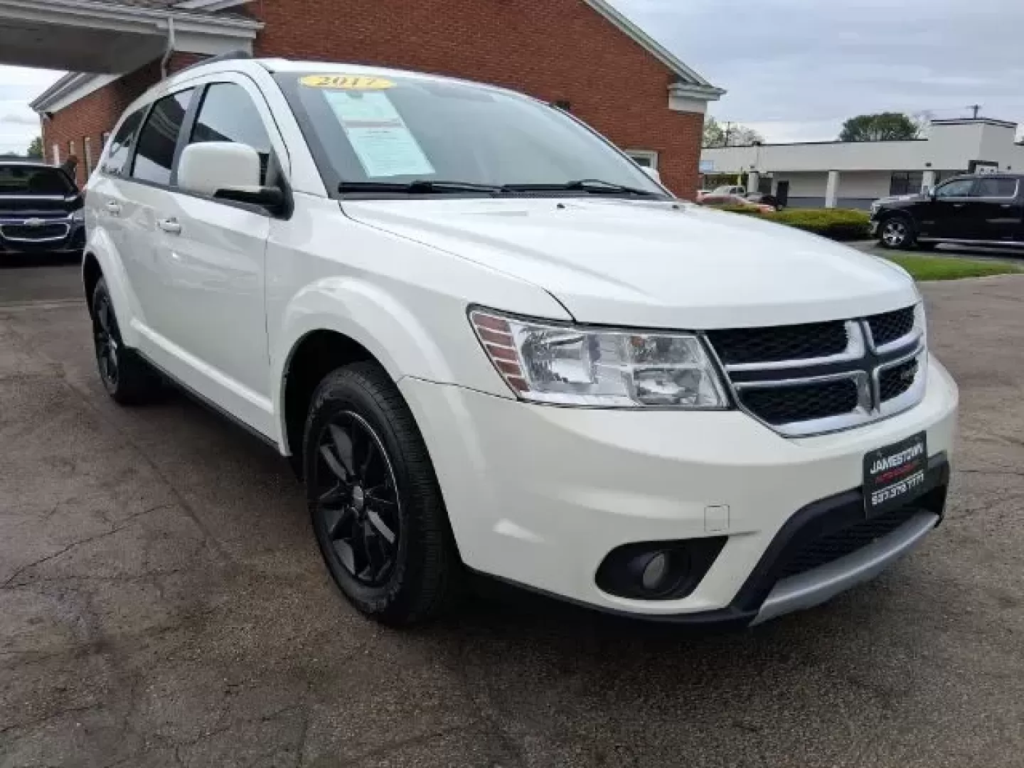 2017 Dodge Journey SXT AWD (3C4PDDBG6HT) with an Pentastar 3.6L V-6 DOHC engine, located at 1865 W 2nd St., Xenia, OH, 45385, (937) 372-7777, 39.681259, -83.961945 - 2017 Dodge Journey SXT AWD - Photo#1