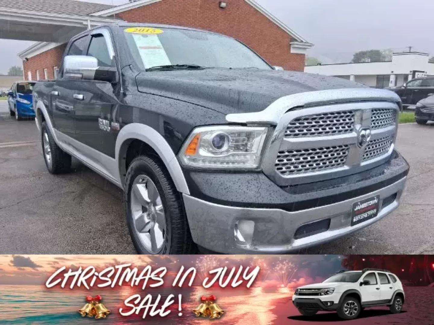 2015 Ram 1500 Laramie Crew Cab SWB 4WD (1C6RR7NT7FS) with an 5.7L V8 OHV 16V engine, 8-Speed Automatic transmission, located at 1865 W 2nd St., Xenia, OH, 45385, (937) 372-7777, 39.681259, -83.961945 - **Unlock Your Weekend Adventures with the 2015 Ram 1500 Laramie Crew Cab 4WD at Jamestown Auto Sales!**<br /> <br /> Are you ready to elevate your lifestyle with a vehicle that combines power, comfort, and versatility? Look no further than this 2015 Ram 1500 Laramie Crew Cab SWB, the ultimate truck - Photo#0