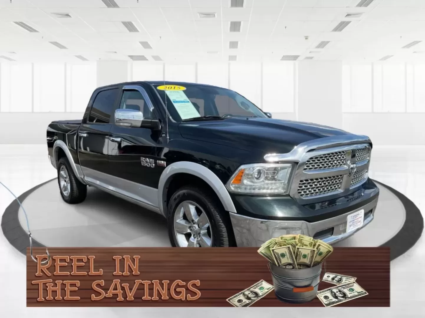 2015 Ram 1500 Laramie Crew Cab SWB 4WD (1C6RR7NT7FS) with an 5.7L V8 OHV 16V engine, 8-Speed Automatic transmission, located at 1865 W 2nd St., Xenia, OH, 45385, (937) 372-7777, 39.681259, -83.961945 - **Unlock Your Weekend Adventures with the 2015 Ram 1500 Laramie Crew Cab 4WD at Jamestown Auto Sales!**<br /> <br /> Are you ready to elevate your lifestyle with a vehicle that combines power, comfort, and versatility? Look no further than this 2015 Ram 1500 Laramie Crew Cab SWB, the ultimate truck - Photo#0
