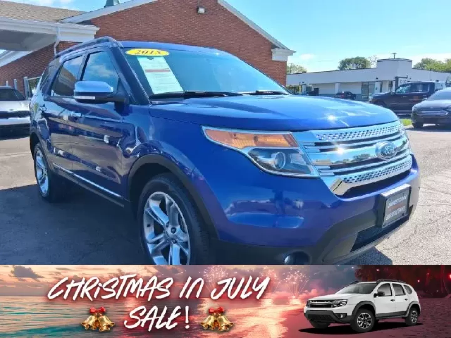 2015 Ford Explorer Limited (1FM5K8F86FG) with an 3.5L V-6 DOHC engine, located at 1865 W 2nd St., Xenia, OH, 45385, (937) 372-7777, 39.681259, -83.961945 - **Explore Your Next Adventure with the 2015 Ford Explorer Limited at Jamestown Auto Sales!**<br /> <br /> If you're seeking a versatile vehicle that meets the demands of your active lifestyle, look no further than the 2015 Ford Explorer Limited, available now at Jamestown Auto Sales in Xenia, OH. Th - Photo#0