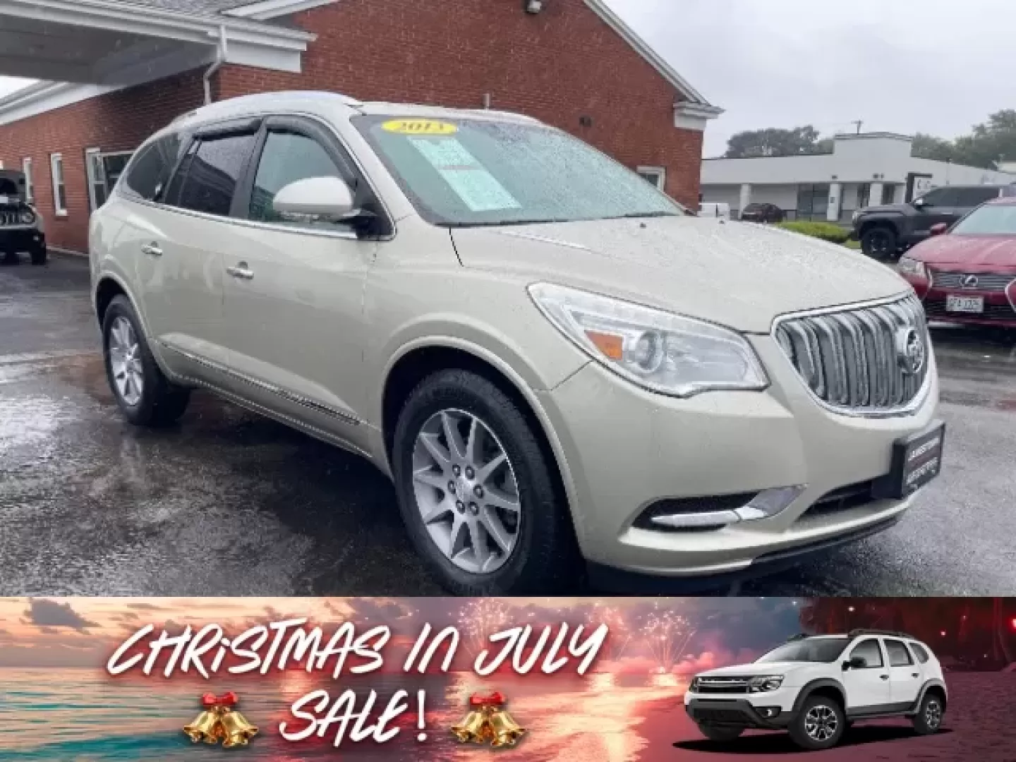 2013 Buick Enclave Leather (5GAKVCKD7DJ) with an 3.6L V-6 gasoline direct injection engine, located at 1865 W 2nd St., Xenia, OH, 45385, (937) 372-7777, 39.681259, -83.961945 - **Discover the Perfect Family SUV: 2013 Buick Enclave at Jamestown Auto Sales!**<br /> <br /> Are you searching for a vehicle that combines style, comfort, and functionality for your growing family? Look no further than this stunning 2013 Buick Enclave, now available at Jamestown Auto Sales in Xenia - Photo#0