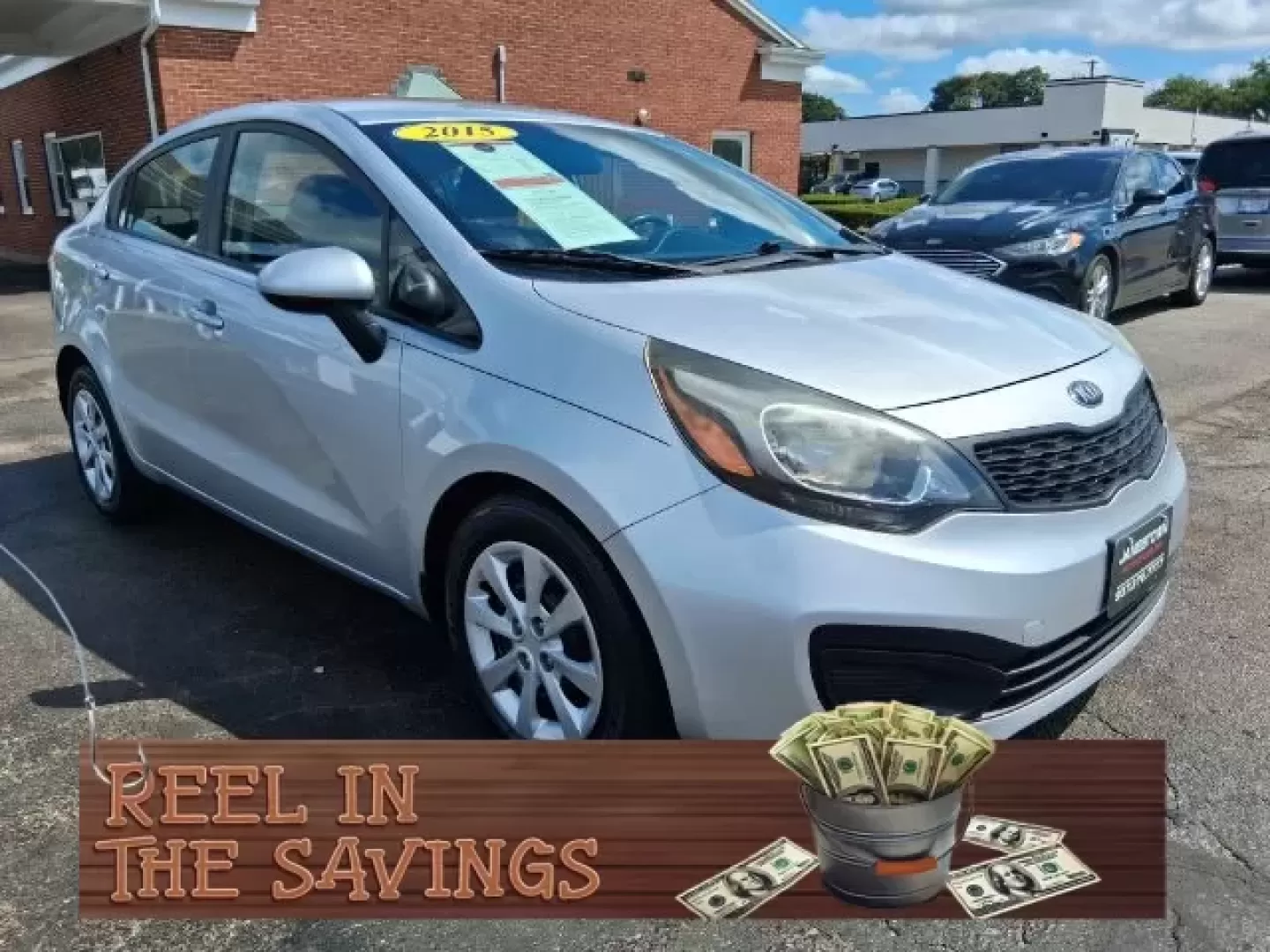 2015 Kia Rio LX (KNADM4A30F6) with an Gamma 1.6L I-4 gasoline direct injection engine, located at 1865 W 2nd St., Xenia, OH, 45385, (937) 372-7777, 39.681259, -83.961945 - **Discover the Perfect Commuter Sedan at Jamestown Auto Sales in Xenia!**<br /> <br /> Are you on the hunt for a reliable and budget-friendly vehicle that fits perfectly into your busy lifestyle? Meet the 2015 Kia Rio LX, a sedan designed to blend comfort, efficiency, and style, making it a fantasti - Photo#0