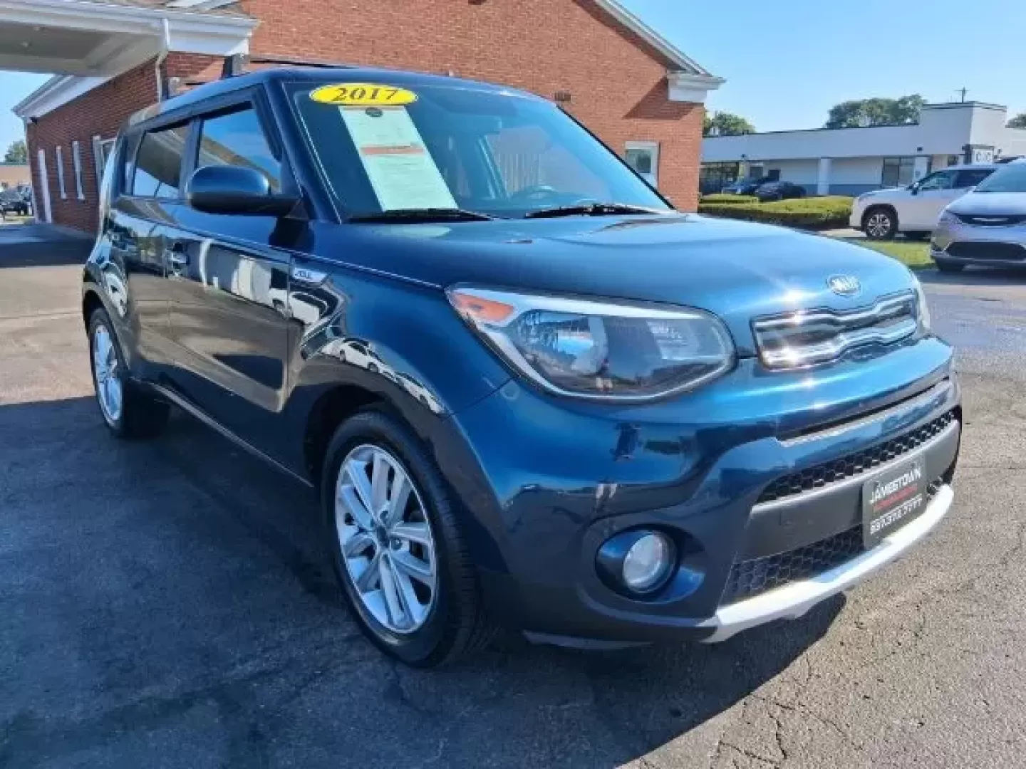 2017 Kia Soul + (KNDJP3A58H7) with an 2L I-4 gasoline direct injection engine, located at 1865 W 2nd St., Xenia, OH, 45385, (937) 372-7777, 39.681259, -83.961945 - **Discover Your Next Adventure with this 2017 Kia Soul at Jamestown Auto Sales!**<br /> <br /> Whether you're a daily commuter navigating the streets of Xenia or a weekend adventurer ready to explore the scenic countryside, this striking 2017 Kia Soul in Mysterious Blue is the perfect vehicle to ele - Photo#1