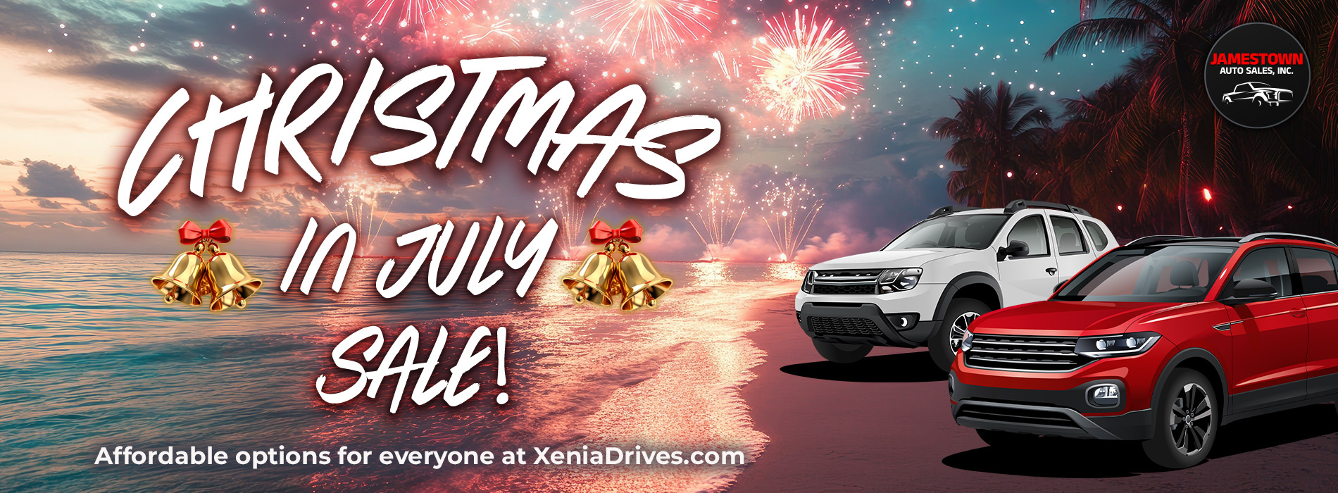 Jamestown Auto Sales - Christmas In July Sales Event